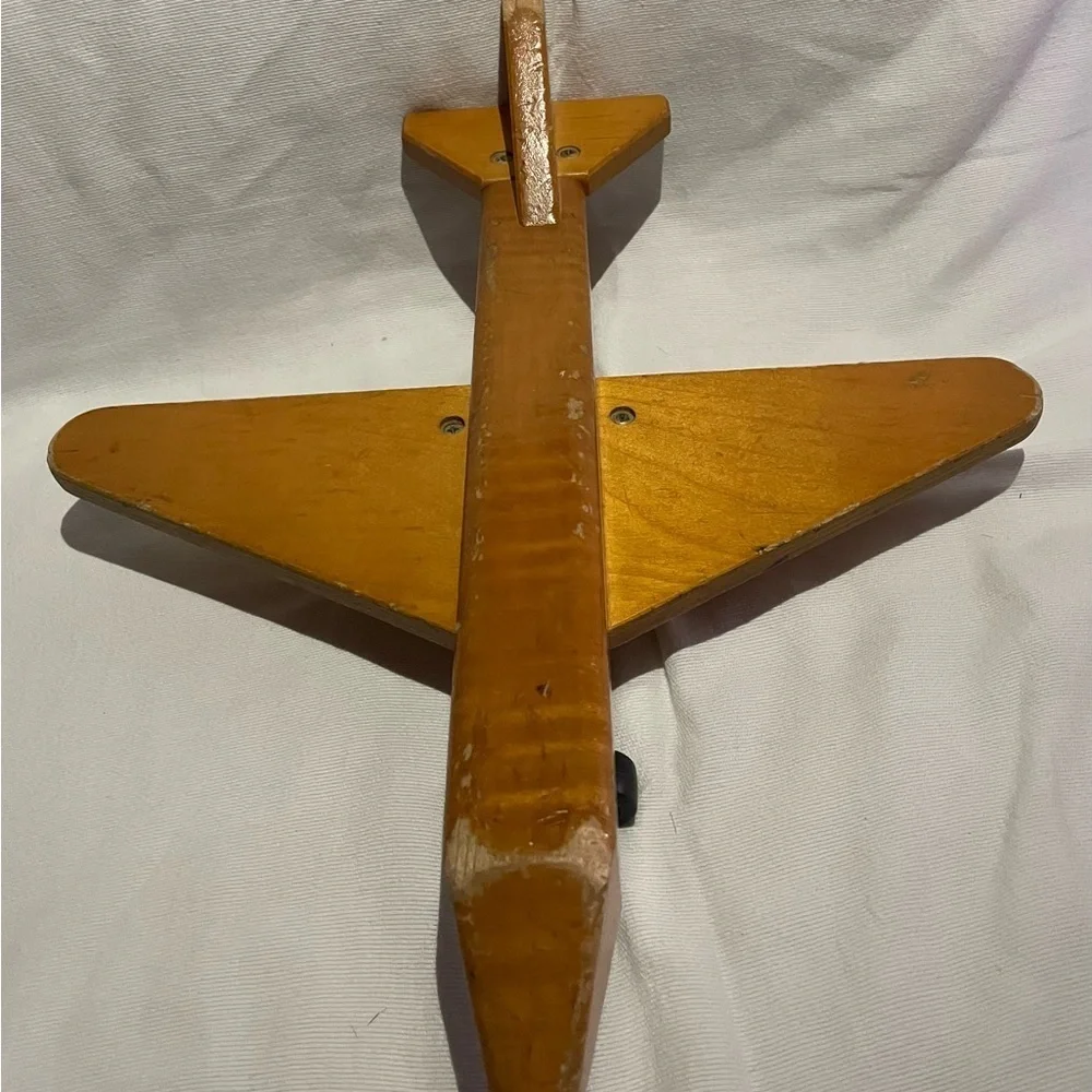 Vintage Community Rifton,NY Wooden Toy Airplane